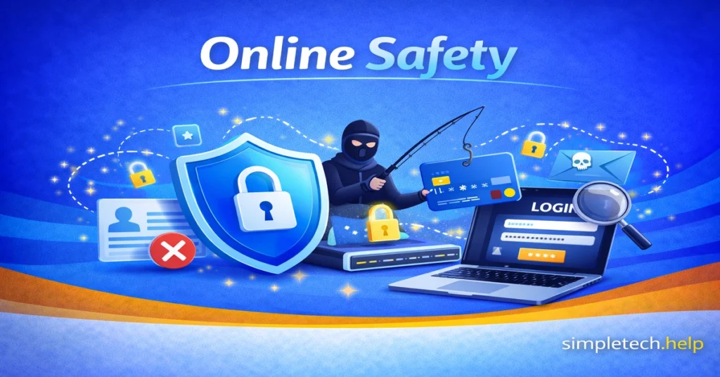 online safety guide illustration