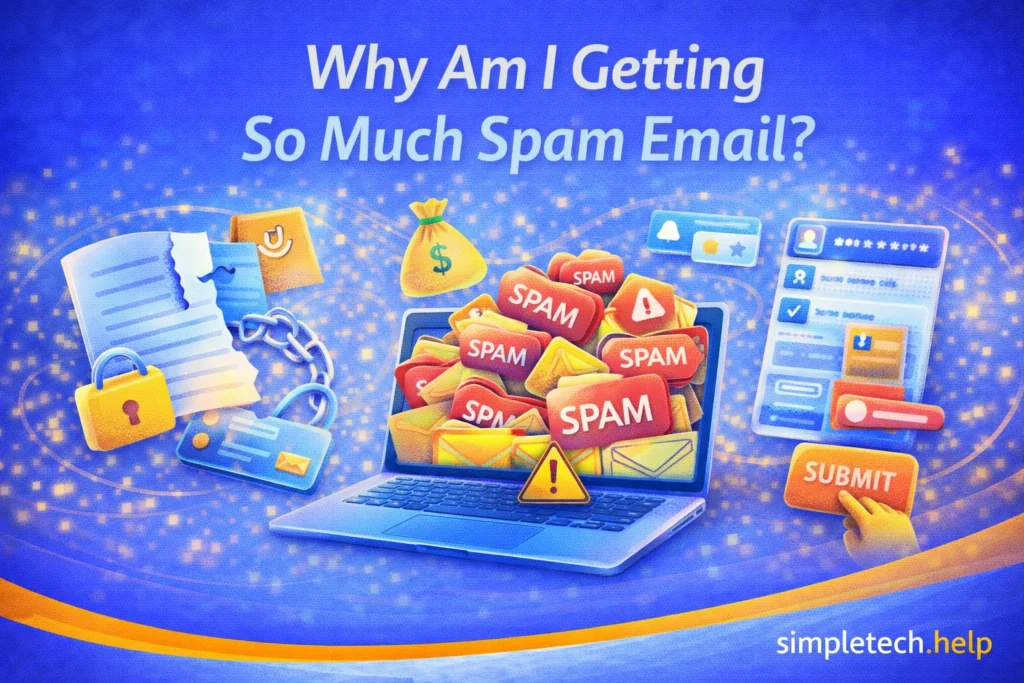 so much spam email guide graphic illustration